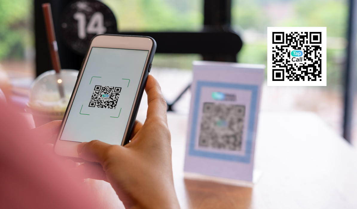 QRコードを置くだけ